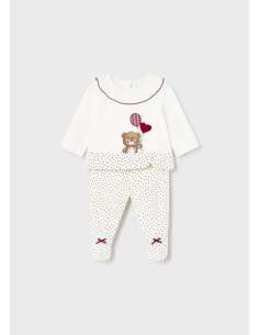 Conjunto 2 piezas de algodón sostenible para recién nacido