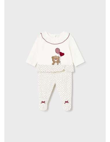 Conjunto 2 piezas de algodón sostenible para recién nacido
