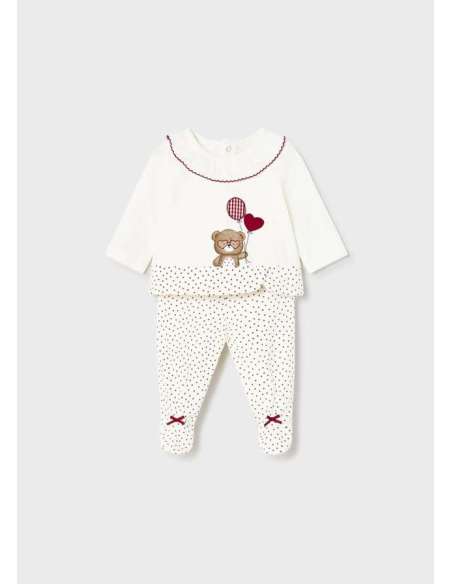 Conjunto 2 piezas de algodón sostenible para recién nacido