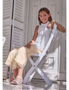 BLUSA GASA VOLANTE NIÑA 2