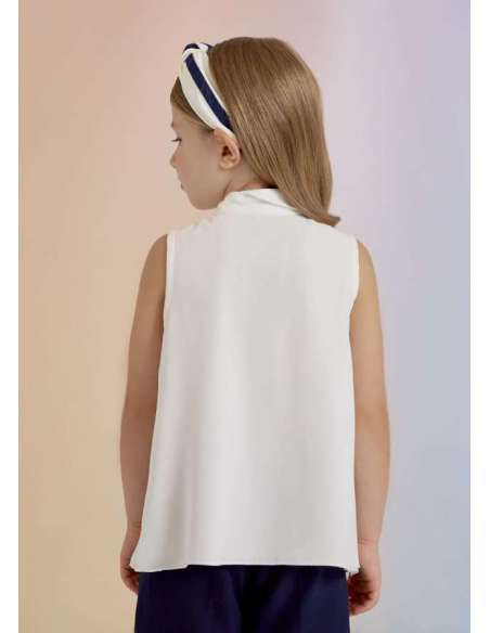 BLUSA GASA VOLANTE NIÑA