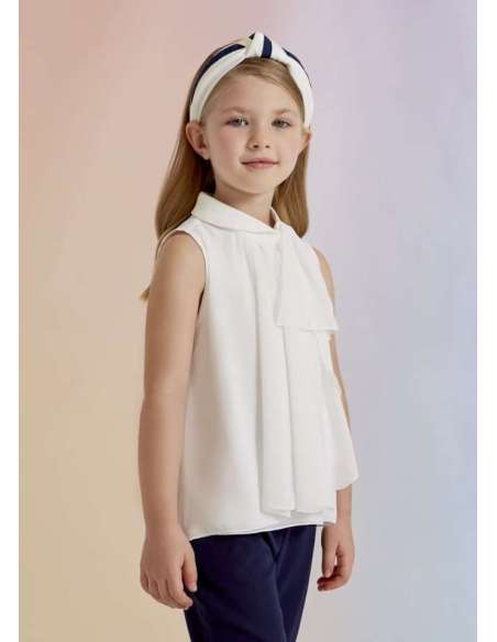 BLUSA GASA VOLANTE NIÑA