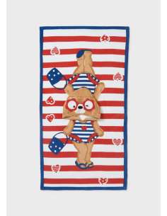 Toalla poncho con capucha de algodón sostenible para bebé