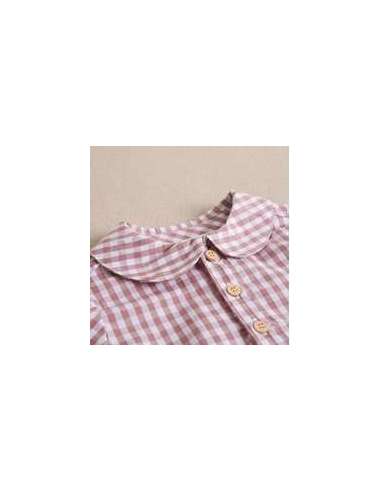 SET POLOLO+CAMISA VICHY MALVA