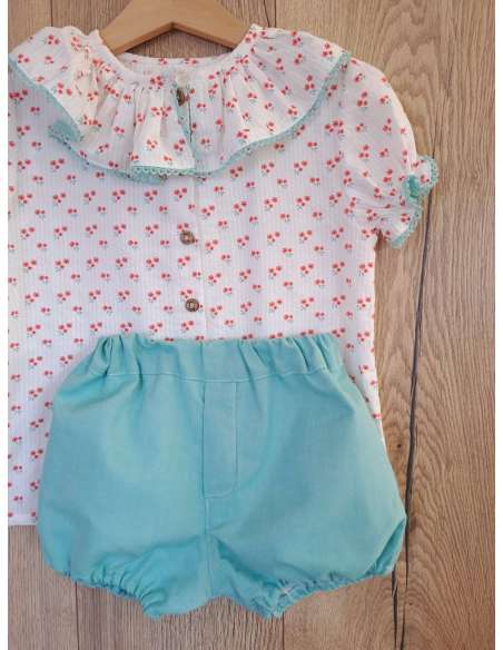 CAMISA FLORES+BOMBACHO LILI