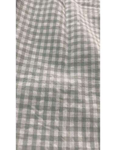 camisa vichy niño verde agua