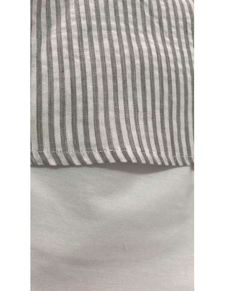 camisa manga corta + pantalon lino