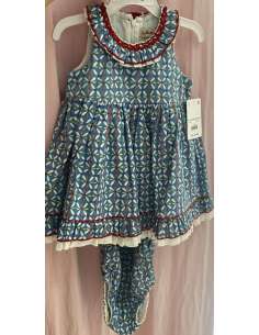 vestido bb pequeño estampado