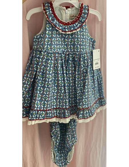 vestido bb pequeño estampado