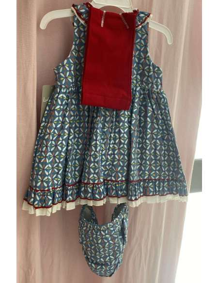 vestido bb pequeño estampado