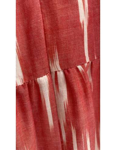 vestido niña etnico coral