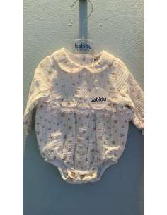 pelele flores con cuello