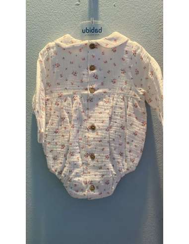 pelele flores con cuello