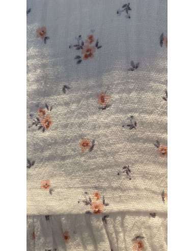 conjunto niña flores con cuello