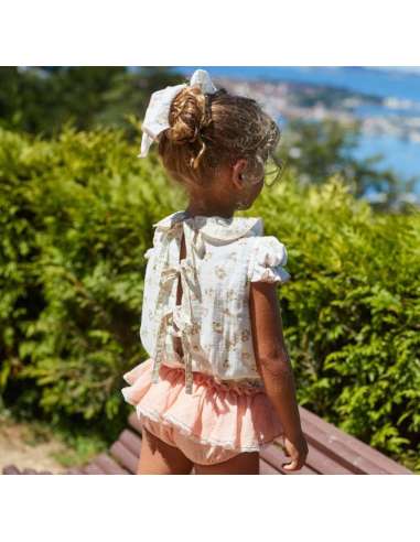 BRAGUITA+BLUSA LAZOS ESPALDA BAMBI SUEÑOS