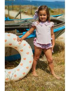 CONJUNTO POLO+BRAGUITA LILA FLICKA