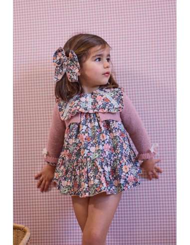 CHAQUETA NIÑA CORTA ROSA UN PEDACITO DE MI