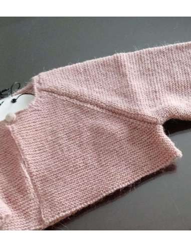 CHAQUETA NIÑA CORTA ROSA UN PEDACITO DE MI