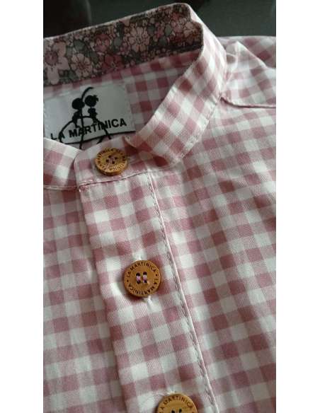 CAMISA M/L VICHY NIÑO VIENA