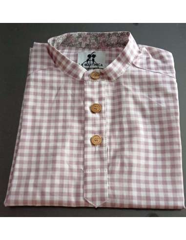 CAMISA M/L VICHY NIÑO VIENA