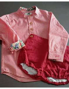 BOMBACHO + CAMISA NIÑO BOUTIQUE LUNA
