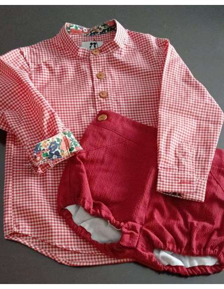 BOMBACHO + CAMISA NIÑO BOUTIQUE LUNA