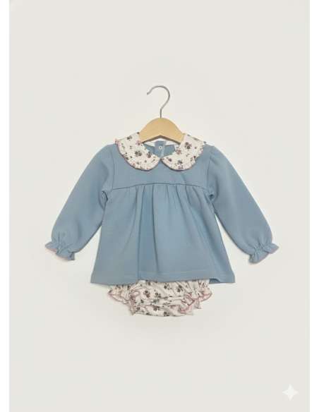 CONJUNTO FLORES CELESTE