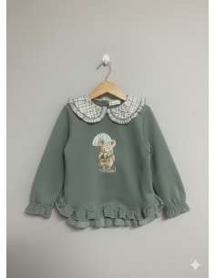 SUDADERA VERDE MÁS BRAGA