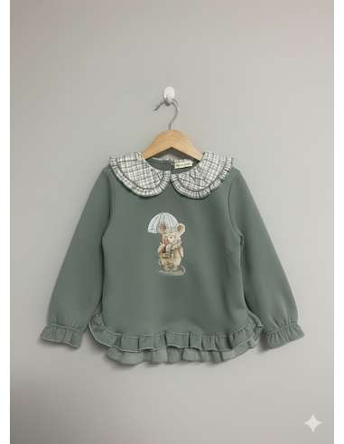 SUDADERA VERDE MÁS BRAGA