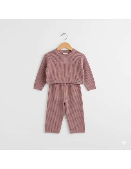 CONJUNTO JERSEY PANTALÓN ROSA