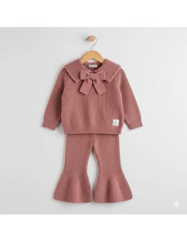 CONJUNTO JERSEY MALLA ROSA