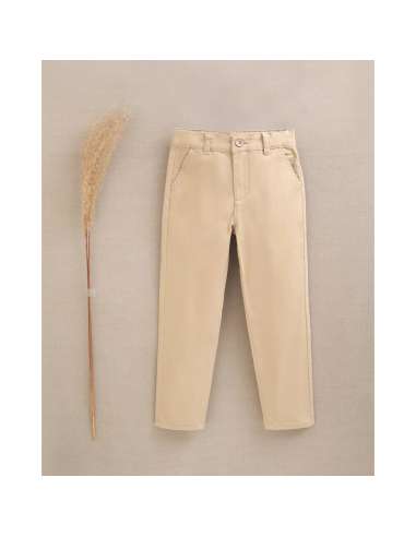 Pantalón de niño largo en beige