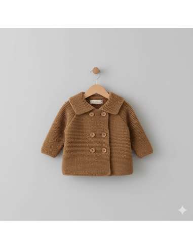 ABRIGO BOTONES LISO