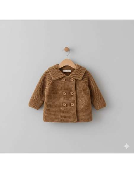 ABRIGO BOTONES LISO