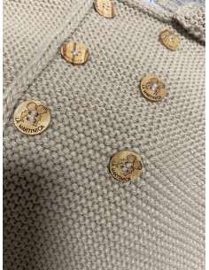 ABRIGO BOTONES LISO 2