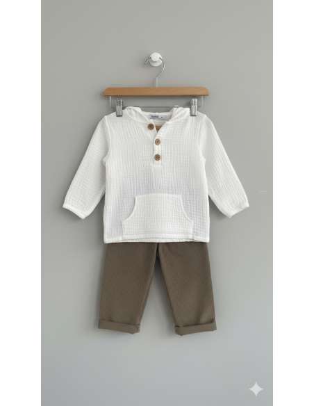 CONJUNTO VERDE TAUPE