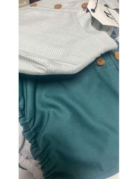 BOMBACHO Y CAMISA GROSELLA