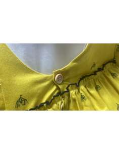 VESTIDO AMARILLO UNICO 2