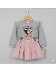 CONJUNTO SUDADERA Y FALDA