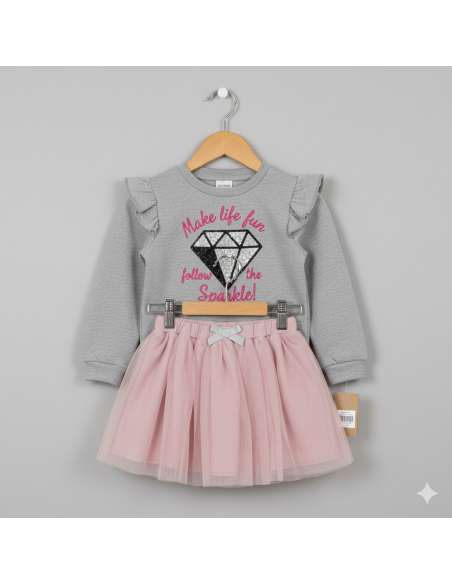 CONJUNTO SUDADERA Y FALDA