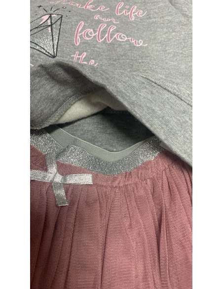 CONJUNTO SUDADERA Y FALDA