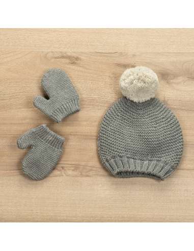 GORRO+MANOPLA PUNTO